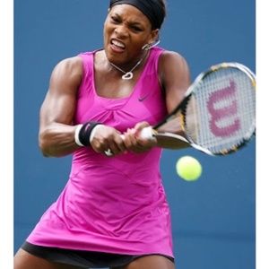 🚀Nike DriFit Sports Dress Built in Bra Fuscia